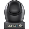 Rear view of RGBlink Vue PTZ Camera with AI dynamic tracking and 30x optical zoom, showing lens and connection ports.