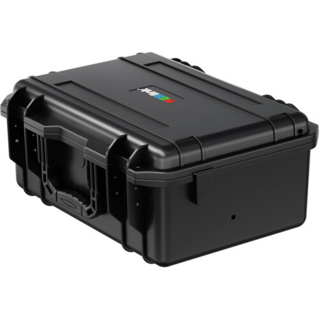 RGBlink mini-edge-4S portable video switcher with HDMI and SDI ports, top view of the device's case lid showing control layout. – image 13