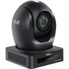 RGBlink Vue PTZ Camera with 20x optical zoom, AI dynamic tracking, white finish, right 3/4 perspective, with tally light