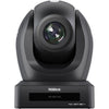 RGBlink Vue PTZ Camera with 20x optical zoom, front view showing lens and AI dynamic tracking features.