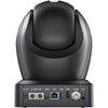 RGBlink Vue PTZ Camera with 20x optical zoom, AI dynamic tracking, rear connectivity ports, and professional video capture capabilities.