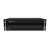 Kiloview RU03S 32-channel rackmount streaming encoder with dual 300W power supplies, 3RU frame, front view.