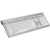 LogicKeyboard Logickeyboard Silver w/dual USB hub US