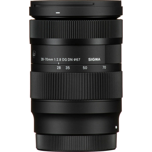 Sigma camera lens on a white background