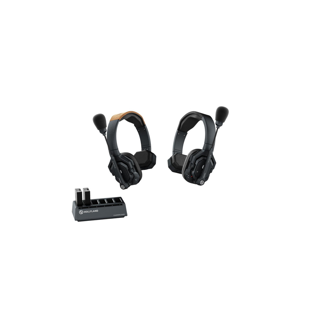 Hollyland Solidcom SE 2S noise-canceling two-person intercom headset for production communication, with over-ear design and microphone – image 1