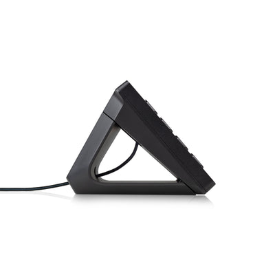 Elgato Stream Deck XL with a cord on a white background