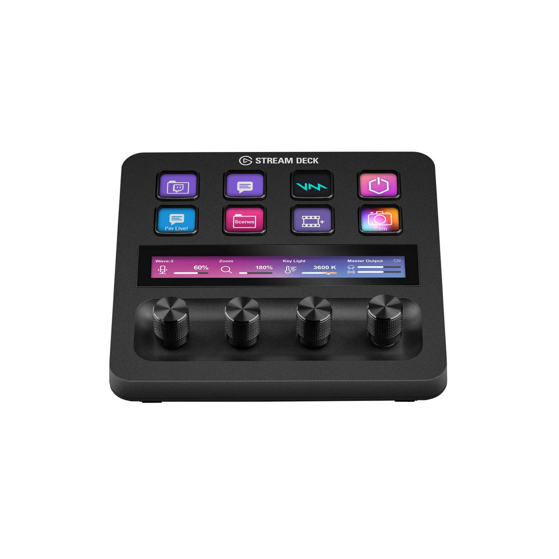 Elgato Stream Deck+ edit controller with customizable buttons and vibrant display, designed for streamers and content creators. – image 2