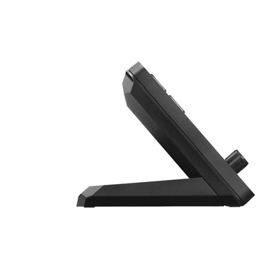 Elgato Stream Deck + adjustable stand on a white background