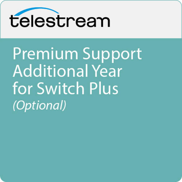 Telestream Premium Support for Switch Plus additional year (optional) – image 1