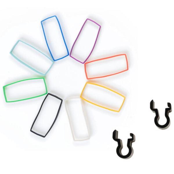 Tentacle Sync SYNC E Silicone Bands and Clamps (Rainbow Set) – image 1