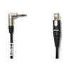 Tentacle Sync C09 TA3 16-inch timecode cable showing black cable with TA3 connectors for professional audio synchronization.