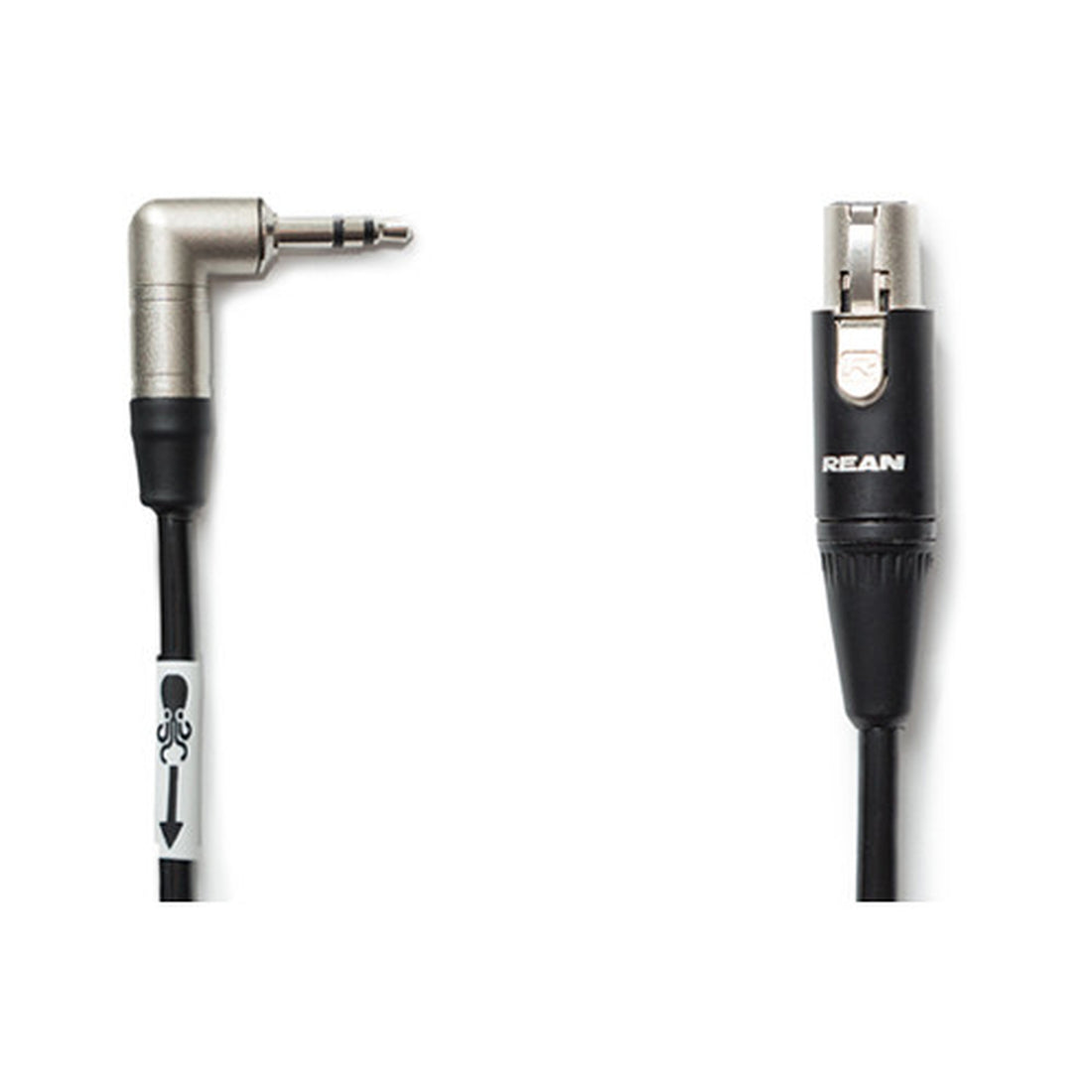 Tentacle Sync C09 TA3 16-inch timecode cable showing black cable with TA3 connectors for professional audio synchronization. – image 1