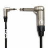 Tentacle Sync C10 14-inch 1/4-inch right-angle timecode cable, black, with connectors visible for professional audio and video use.