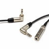 Tentacle Sync C15 timecode and microphone Y-cable, 8-inch length, with connectors for audio and timecode synchronization.