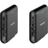 Teradek Ace 750 HDMI wireless video transmitter and receiver set with right side view showing ports and controls.