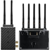 Teradek Bolt 6 LT 750 wireless video transmitter and receiver kit with gold mount, antennas, and 3G-SDI/HDMI ports.