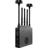 Teradek Bolt 6 XT MAX wireless receiver with V-mount for 12G-SDI and HDMI video transmission, rear view showing ports and connections.
