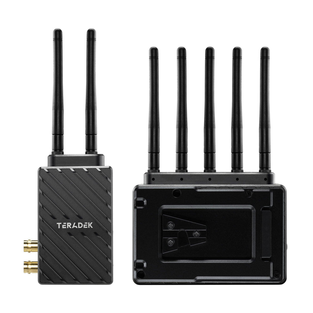 Teradek Bolt 6 LT 1500 wireless streaming encoder kit with V-mount, including 3G-SDI and HDMI receiver and transmitter units – image 1