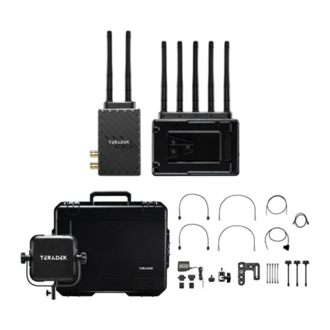 Teradek Bolt 6 LT 1500 wireless streaming encoder kit with V-mount, 3G-SDI and HDMI inputs, complete view of the device. – image 2