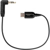 Tentacle Sync Right-Angle 3.5mm TRS to USB-C Timecode Cable (9.8")