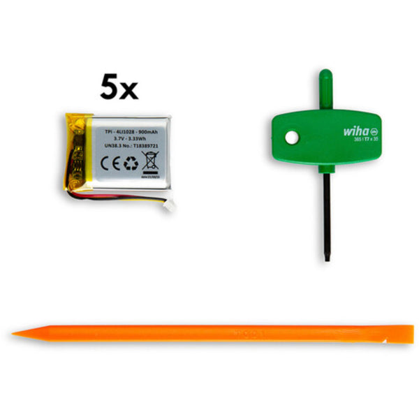 Tentacle Sync TRACK E Battery Replacement Kit (5-Pack) – image 1
