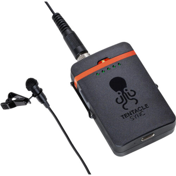 Tentacle Sync TRACK E Pocket Audio Recorder with Lavalier Mic and Timecode Support – image 1
