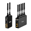 Two Teradek Bolt 6 LT 750 TX/RX electronic devices with antennas on a white background, branded 'Teradek'.