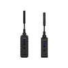 Two Teradek Bolt 6 LT 750 TX/RX with antennas on a white background
