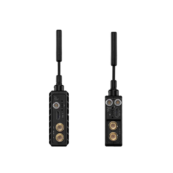 Two Teradek Bolt 6 LT 750 TX/RX devices with antennas on a white background – image 4