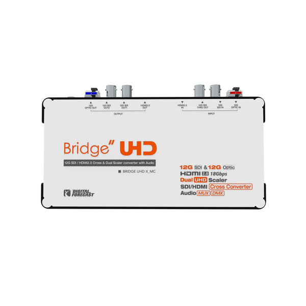 Digital Forecast UHD X_MC 12G-SDI/HDMI/Fiber 2.0 Multi-Scaler Converter – 4K UHD Video Scaling & Signal Conversion - Coremicro – image 1