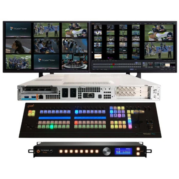 Vizrt Vizion Rack 16 with Flex Control Panel and Viz Connect Audio – image 1