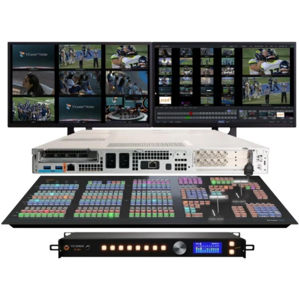 Vizrt Vizion Rack 16 with Flex Dual Control Panel and Viz Connect Audio – image 1