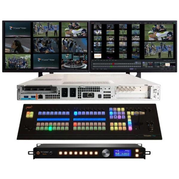 Vizrt Vizion Rack 8 with Flex Control Panel and Viz Connect Audio – image 1
