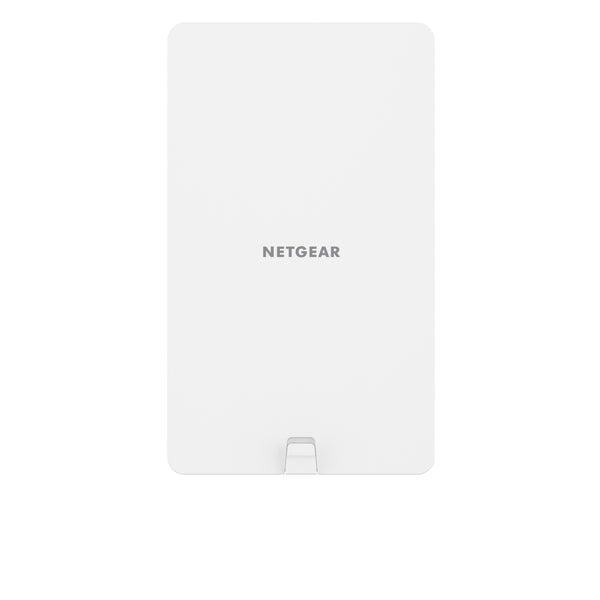 Netgear WAX610Y wireless outdoor access point with antenna and mounting hardware, designed for outdoor Wi-Fi coverage. – image 1