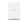 Netgear WAX610Y wireless outdoor access point showing front and top view with antenna and mounting hardware.