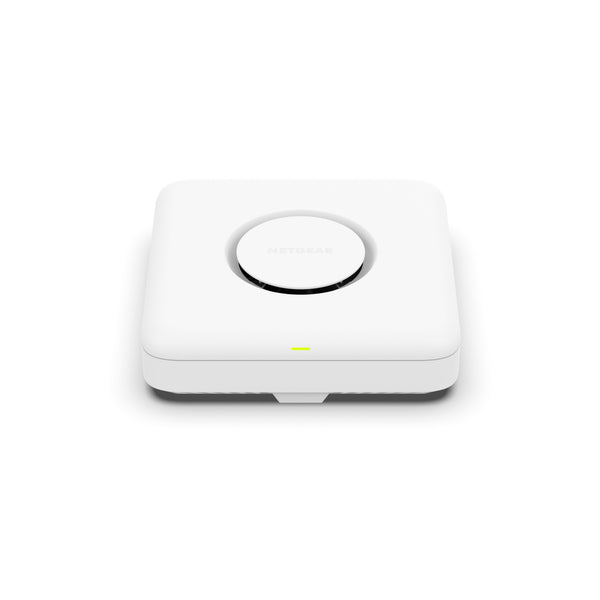 Netgear WBE758 Tri-Band WiFi 7 wireless access point with sleek front design and antenna setup for fast, reliable internet connectivity. – image 13