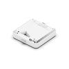 Netgear WBE758 Tri-Band WiFi 7 wireless access point with rear ports, shown from the shadowed rear view.