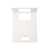 AIDA Imaging PTZ wall mount bracket in white for universal PTZ cameras, shown attached to a wall.