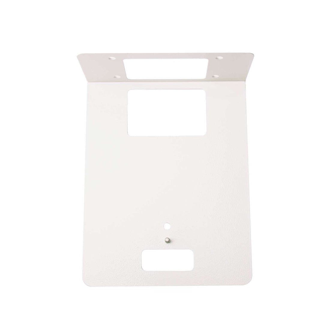 AIDA Imaging PTZ universal wall mount bracket in white for PTZ cameras, shown mounted on a wall. – image 2