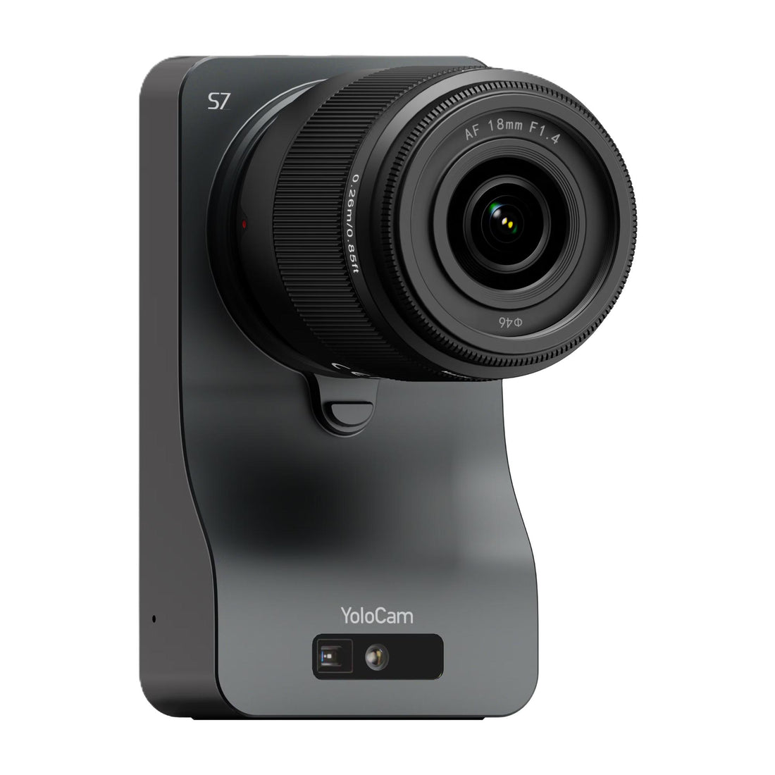 YoloLiv YoloCam S7 streaming camera with 18mm F1.4 Micro Four Thirds lens in a kit for high-quality video streaming. – image 1