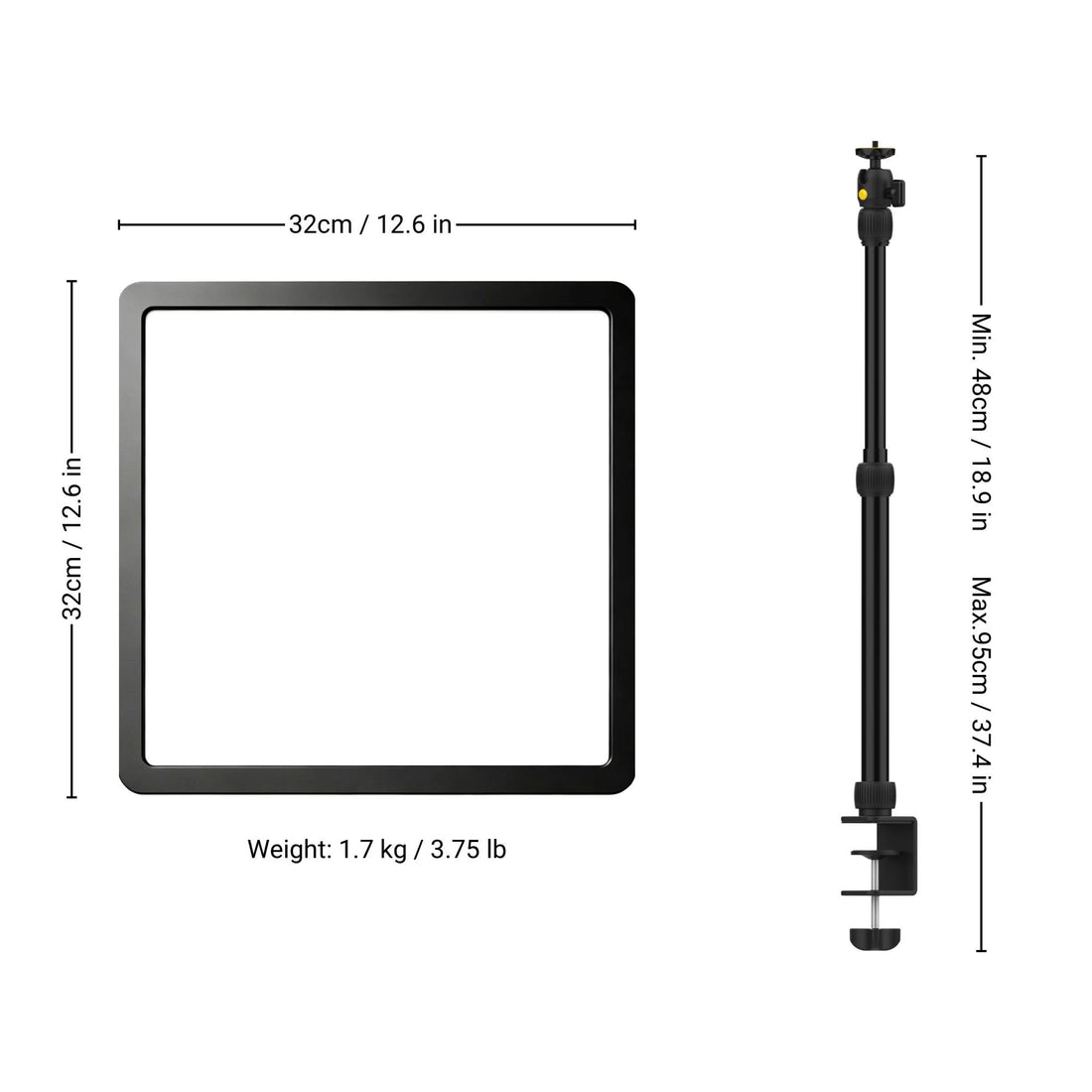 YoloLiv YoloLight Air portable lighting device with adjustable brightness and compact design for video and photography. – image 3