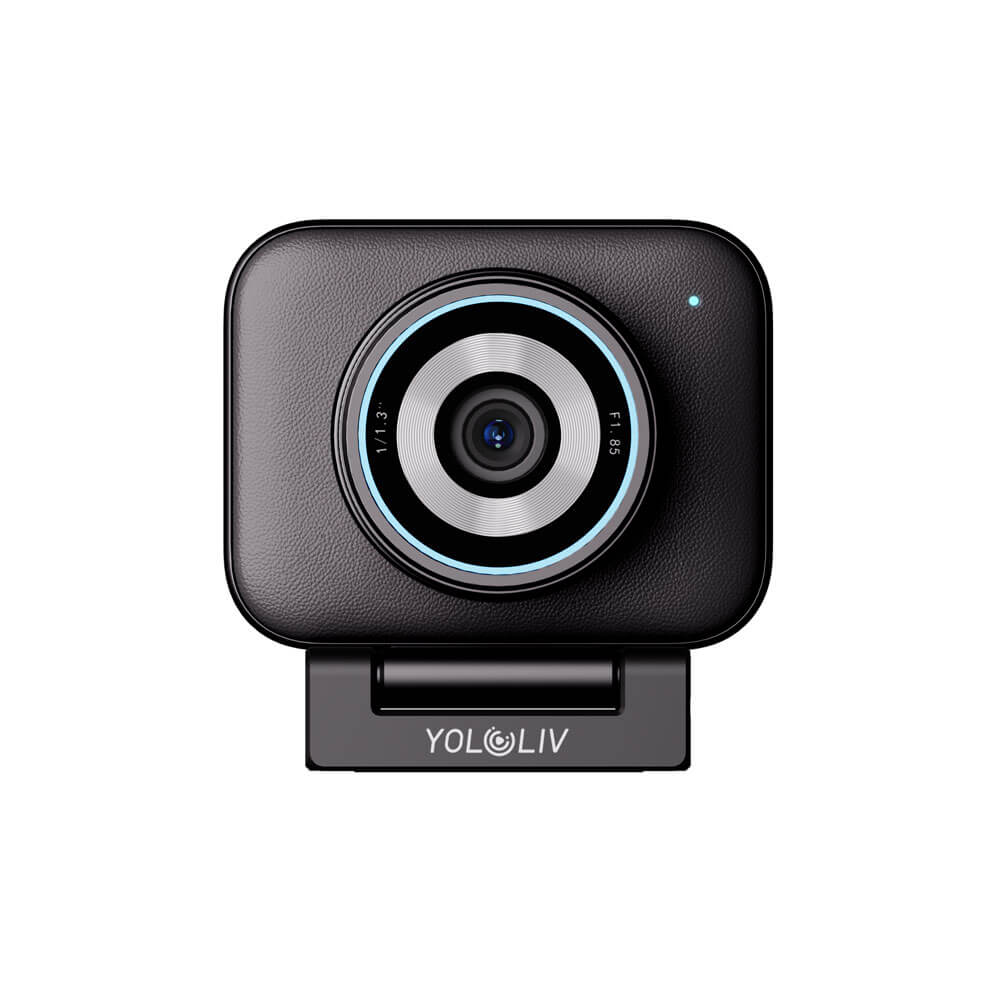 YoloLiv YoloCam S3 AI-powered 4K streaming camera with front view, compact design for live video broadcasting and streaming. – image 2