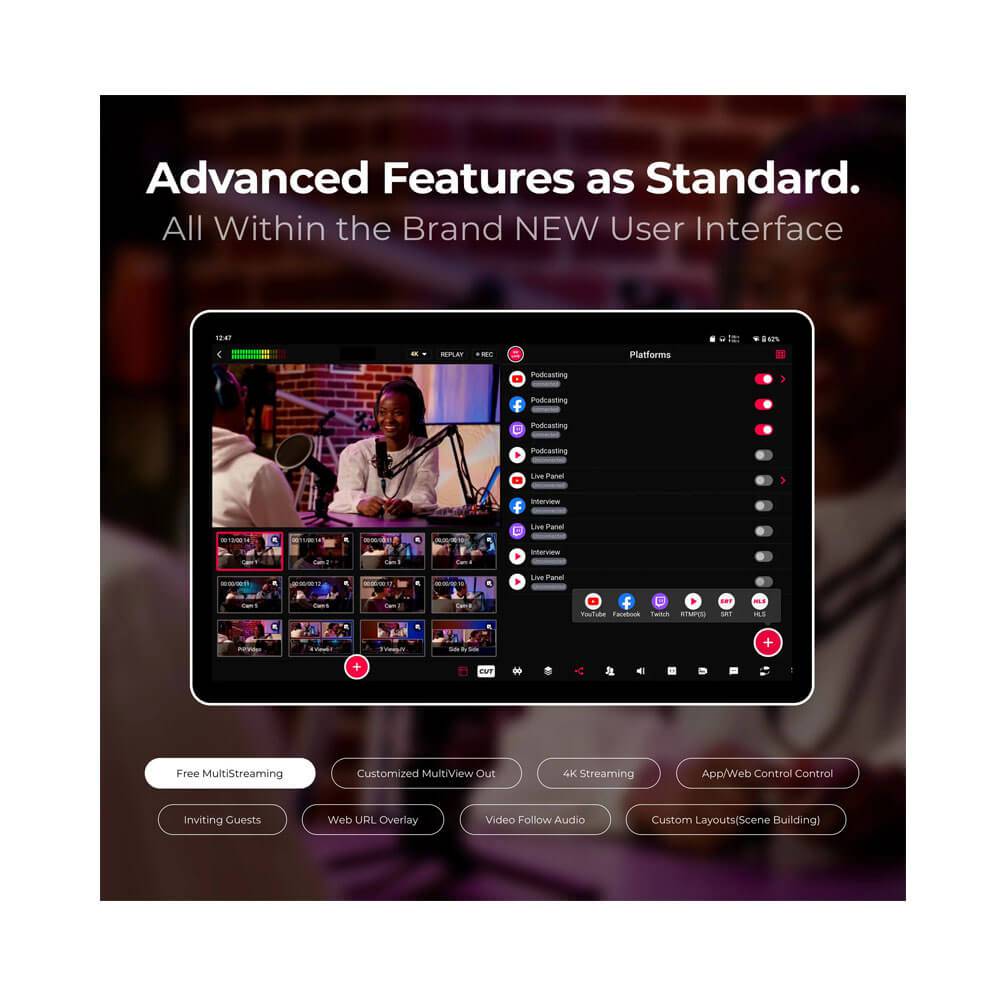 YoloLiv YoloBox Extreme 4K live streaming encoder and video switcher with advanced features and multiple input options. – image 11