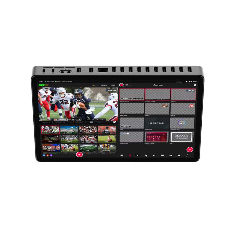 YoloLiv YoloBox Extreme 4K live streaming encoder and video switcher with HDMI input and control panel. – image 3