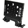 IDX System Technology multipurpose cheese plate for P-Vmicro V-mount video camera, with mounting holes and durable metal construction.
