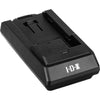 IDX System Technology battery adapter for CW-1 receiver compatible with Sony L-Series batteries, designed for video camera use.