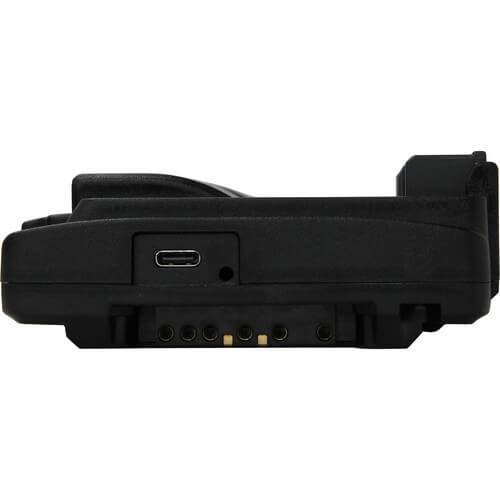 IDX System Technology A-Vmicro2 dual V-mount hot-swap plate for Imicro batteries, shown with ports and mounting interface. – image 4