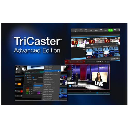 Vizrt TriCaster 460 video switcher in advanced edition, featuring multiple input options and professional broadcasting capabilities. – image 4