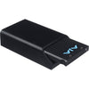 AJA Pak Dock for Ki Pro Quad Pak SSD storage device with multiple slots for easy data access and management.