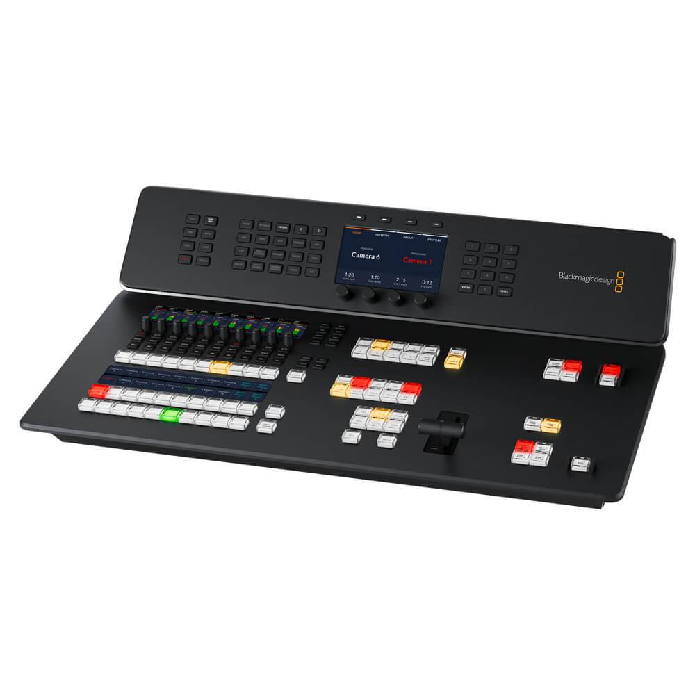 Blackmagic Design ATEM Television Studio HD8 2TB video switcher with multiple input ports and control panel. – image 1